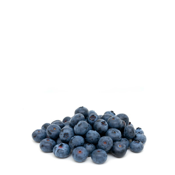 Fresh blueberries from Sharbatly in a 12-pack of 0.125 kg cartons, showcasing plump, ripe blue berries.